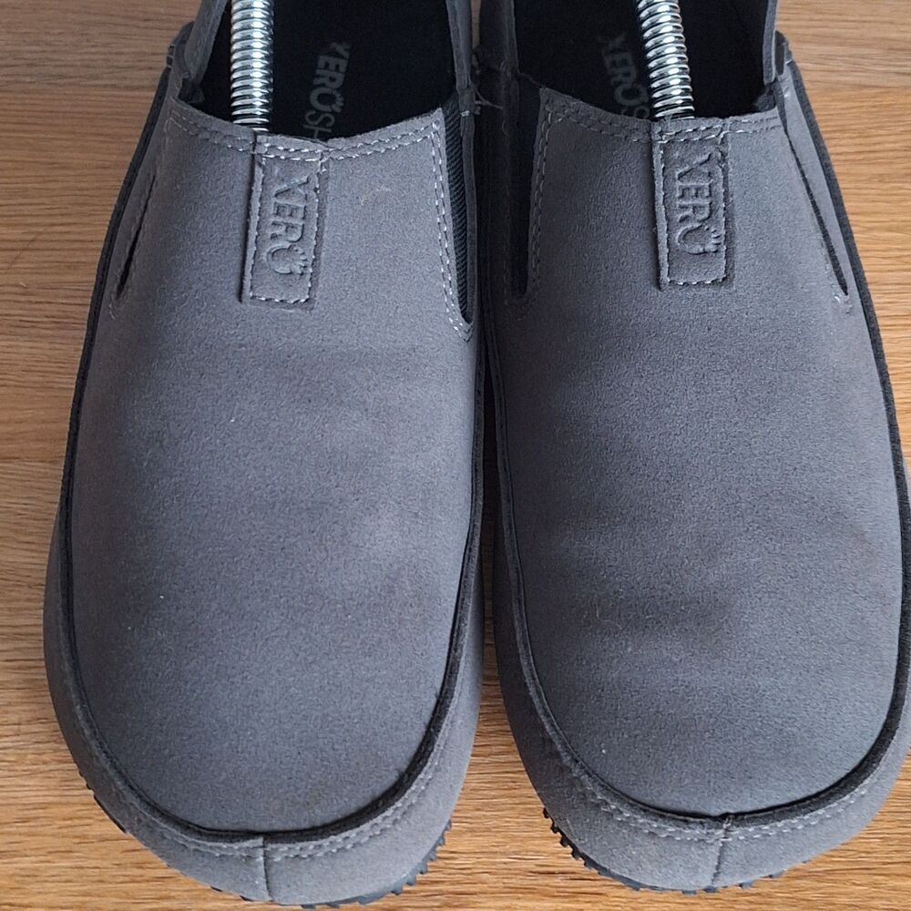 Xero Shoes Sunrise Loafers Men 7.5 Gray Canvas Slip On Minimalist Barefoot - Picture 7 of 13